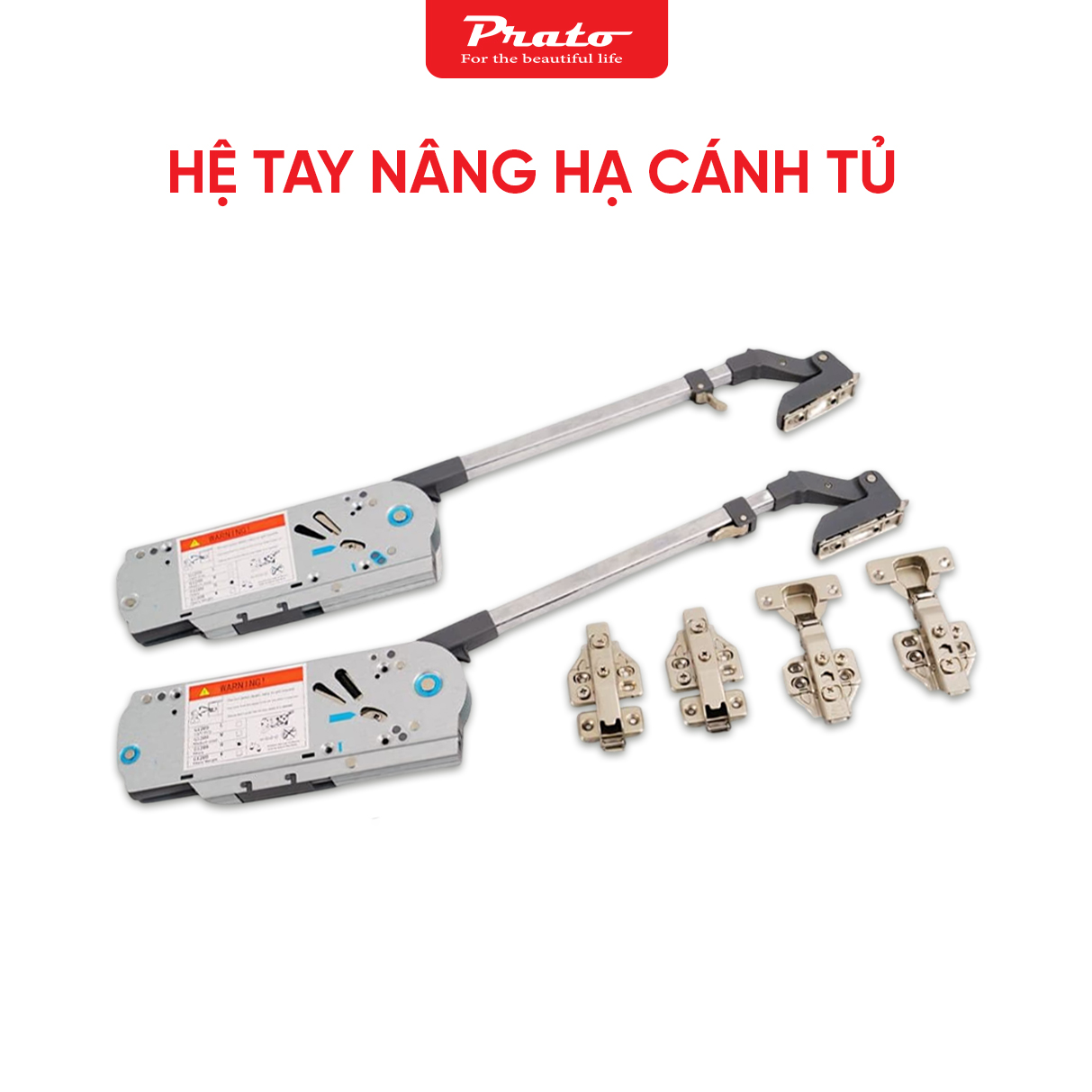 Hệ tay nâng hạ cánh tủ Prato PT-TN